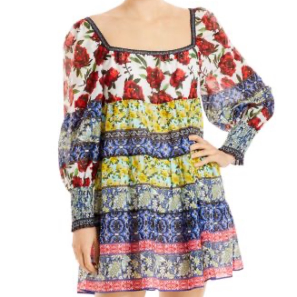 Alice + Olivia Multicolor Floral Dress